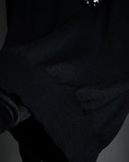 "GUCCI" Embellished v neck jewel knit sweater