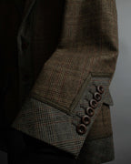 "PAUL SMITH" Flaming detail glen plaid set up