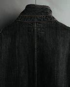 -MOOD MILLÉSIMES- 00’s faded black denim shirt jacket