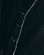 "Yohji Yamamoto +NOIR" 00's-10's Soft alpaca wool knit cardigan