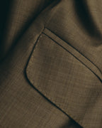 -SPECIAL- "HERMÈS" 90's-00's Wool silk tailored asymmetrical setup suit