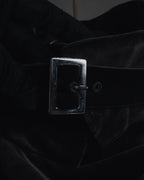 -SPECIAL- "JIL SANDER"
90’s-00’s Architectural cotton velvet belted coat