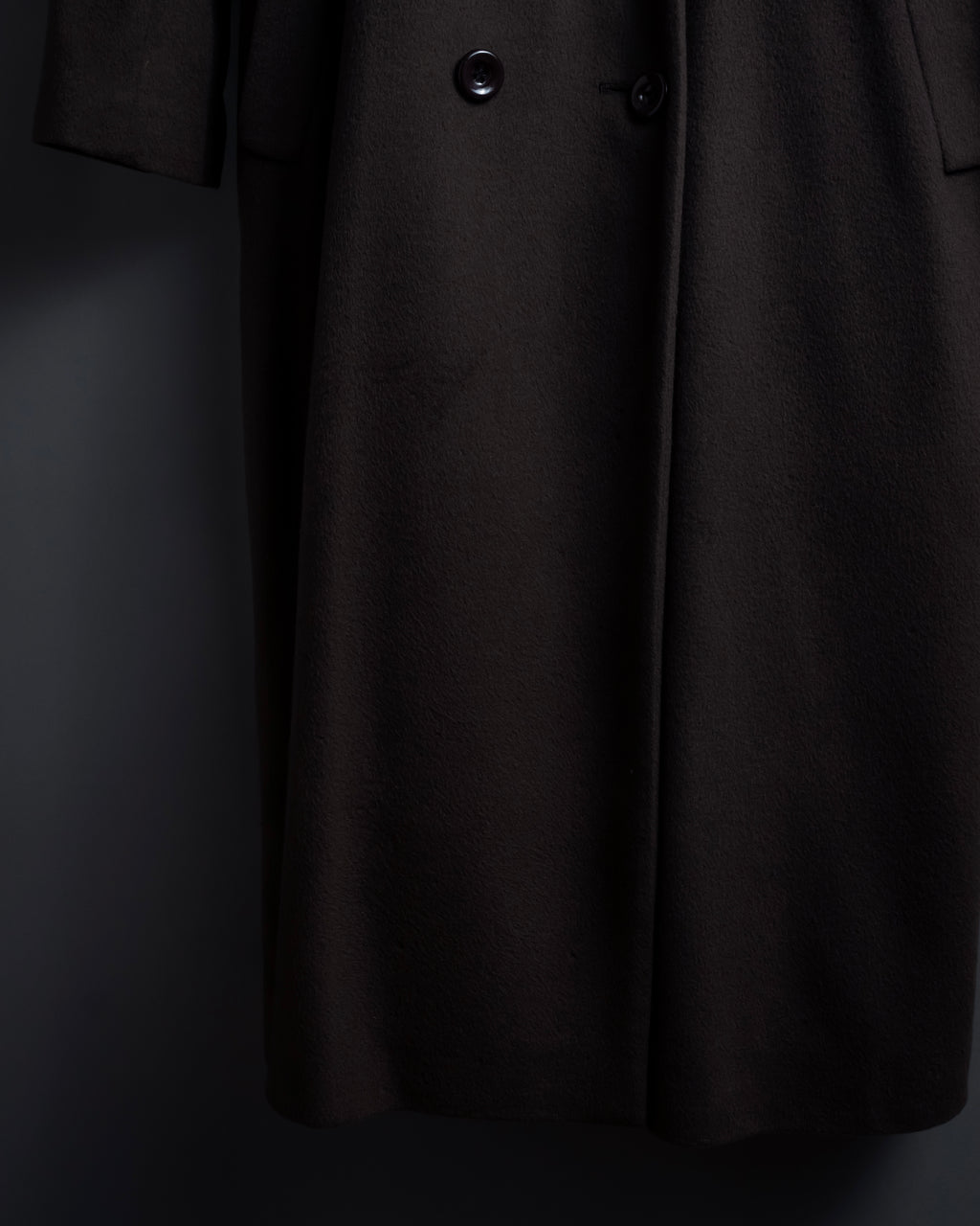 "Vintage 100% pure cashmere long chester coat"