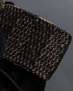 "COMME des GARCONS HOMME"
Regimental stripe square cut knit tie