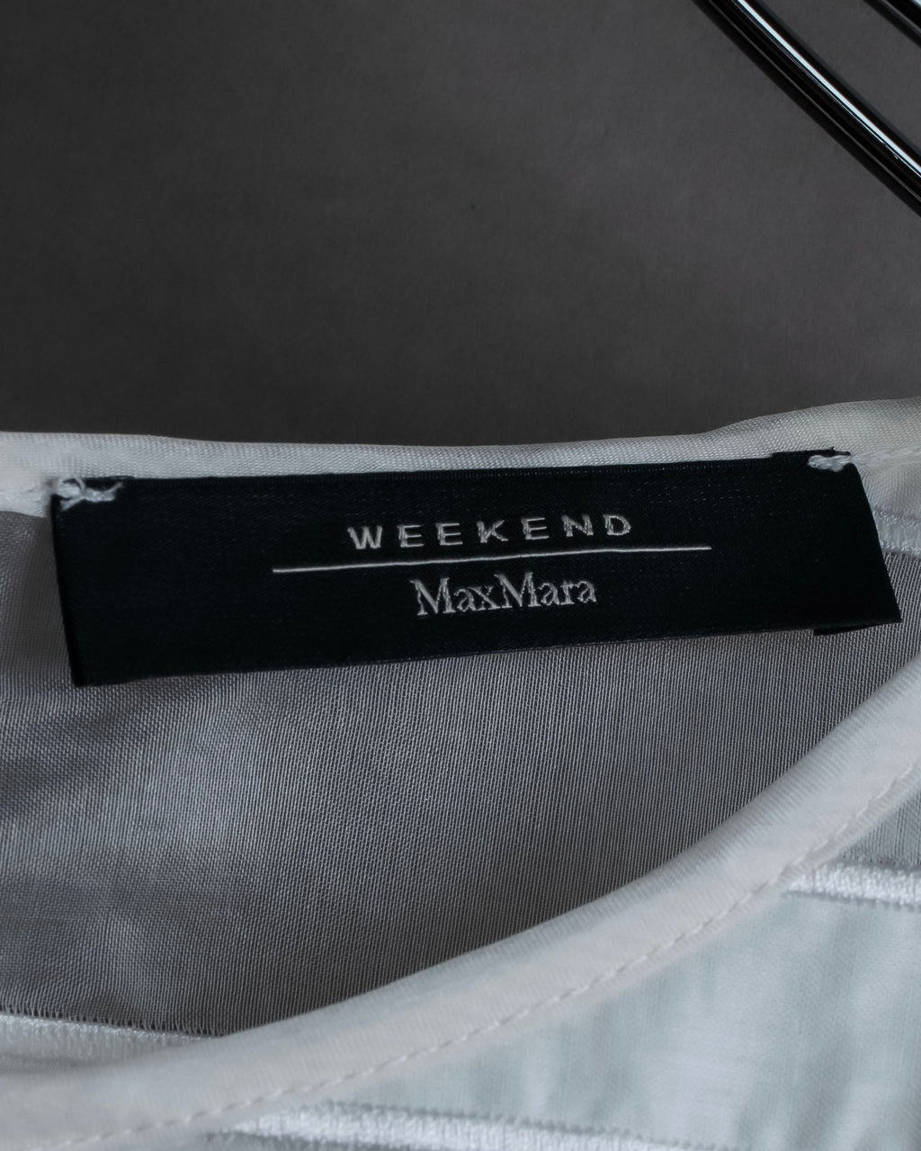 "Weekend Max Mara" Box silhouette silk organza pullover