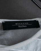 "Weekend Max Mara" Box silhouette silk organza pullover
