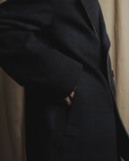 Abrigo de cuadros de doble botonadura "HUGO BOSS"