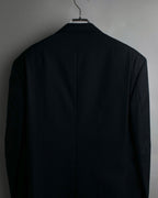 "YVES SAINT LAURENT" 00's shadow stripe pattern beautiful tailoring set up