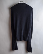 "GIANFRANCO FERRE" Structured wool satin ruffle inner detail set up