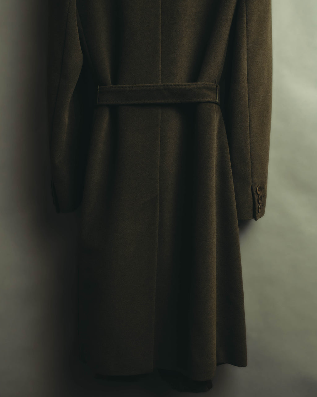 “Max Mara” 00’s Belted angora blend long coat