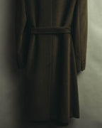 “Max Mara” 00’s Belted angora blend long coat
