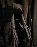 "CELINE" 70’s-80’s Archive sulky embroidered gown coat