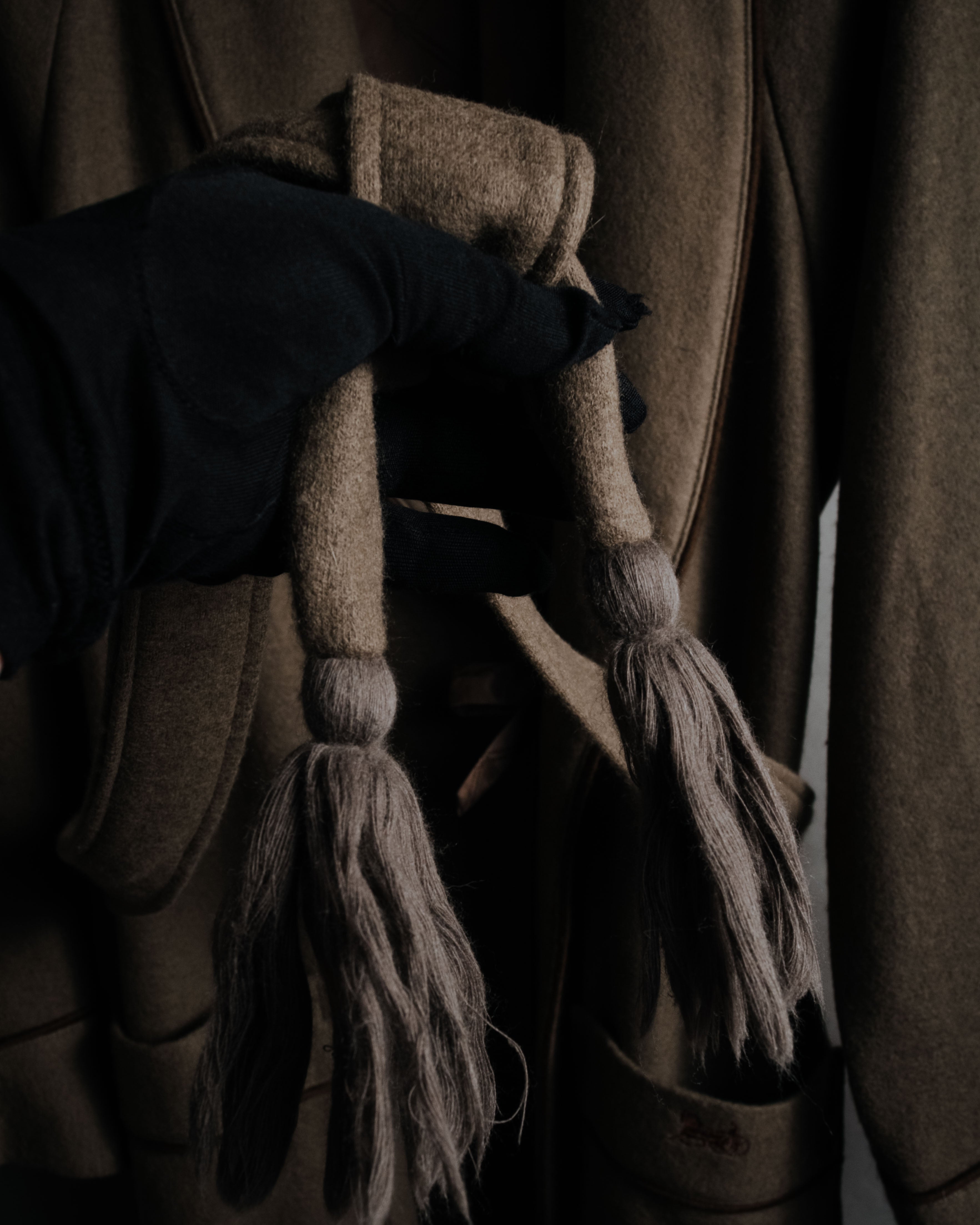 "CELINE" 70’s-80’s Archive sulky embroidered gown coat