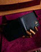 "GUCCI" Gold bee motif animalier bi-fold leather wallet