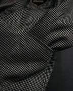 "Emporio Armani" 90’s Houndstooth piped crest blazer