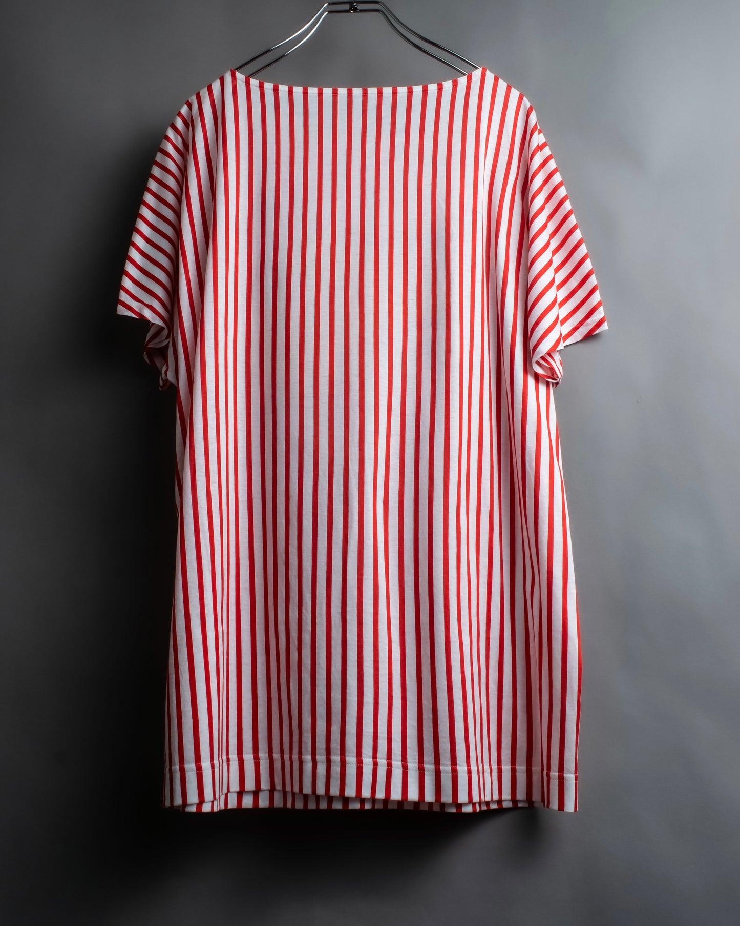 "Christian Dior" Stripe pattern front print tunic