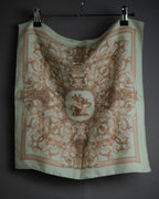 “HERMES” 90’s les tuileries silk twill carré scarf