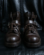 "PRADA" Belt design high cut boots