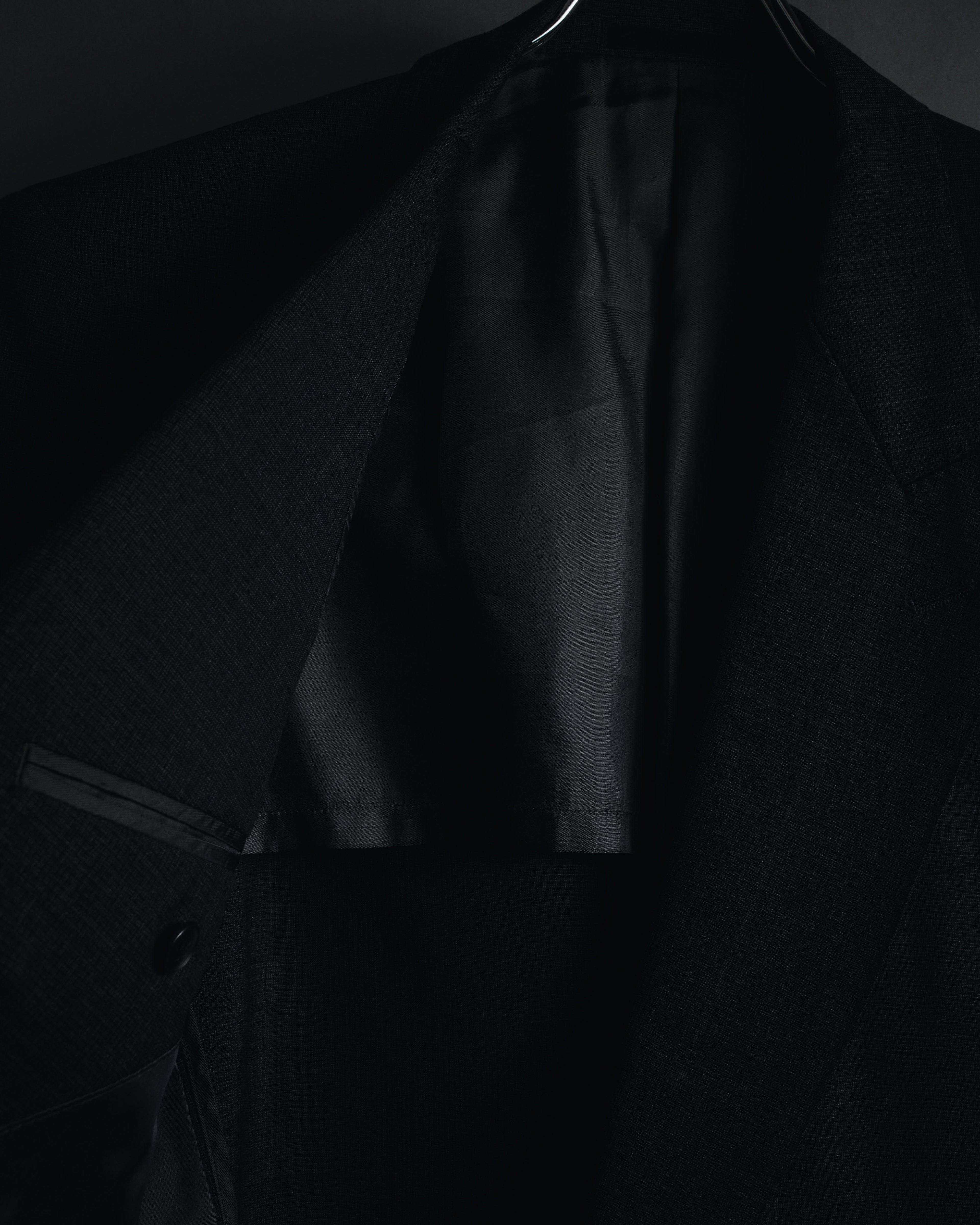 "Burberrys" 90’s double-breasted peak lapel suit set-up