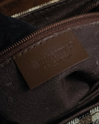 "BURBERRYS" 90’s PVC＆leather 2-way bag