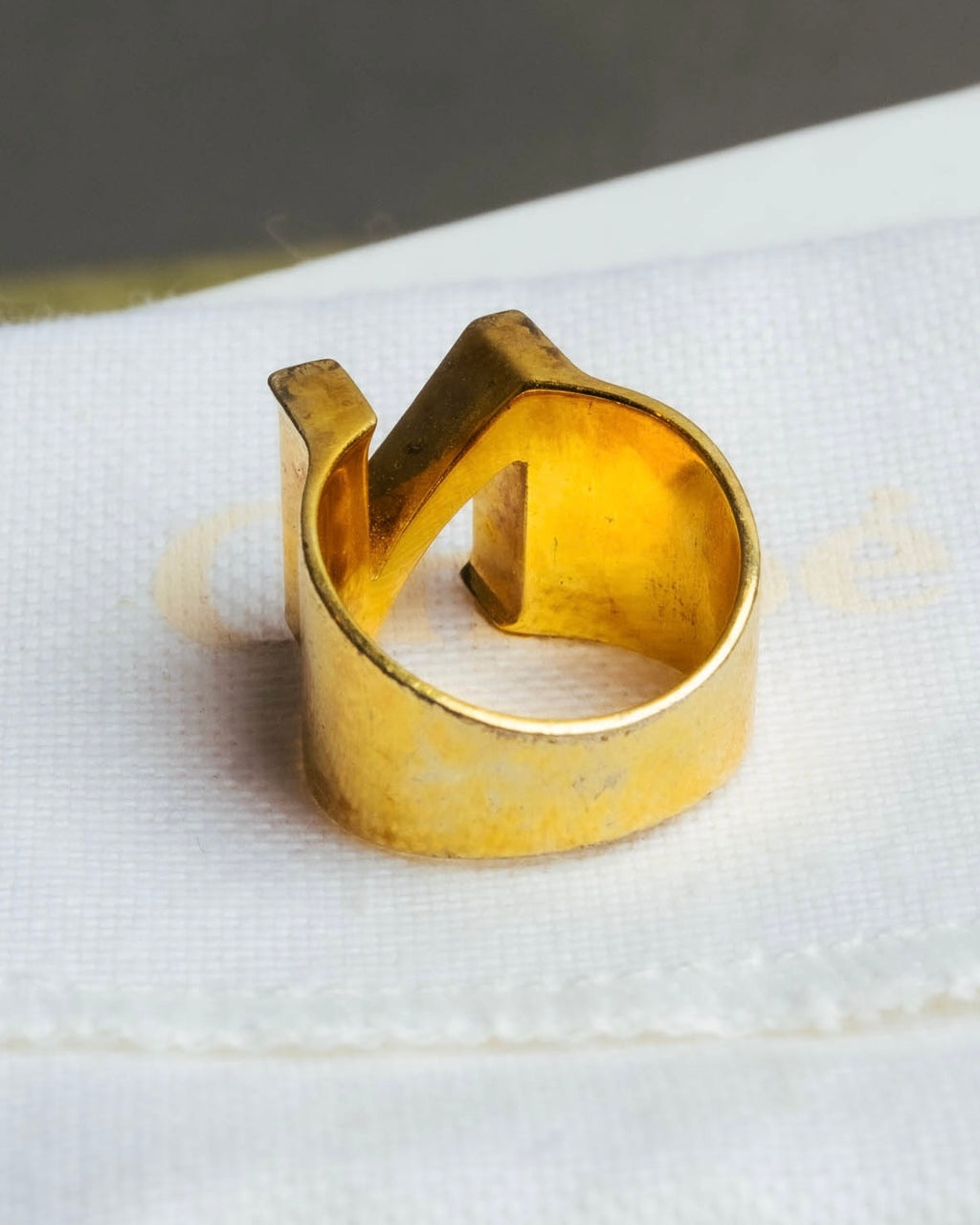 "Chloé" 2015 AW Gold alphabet ring