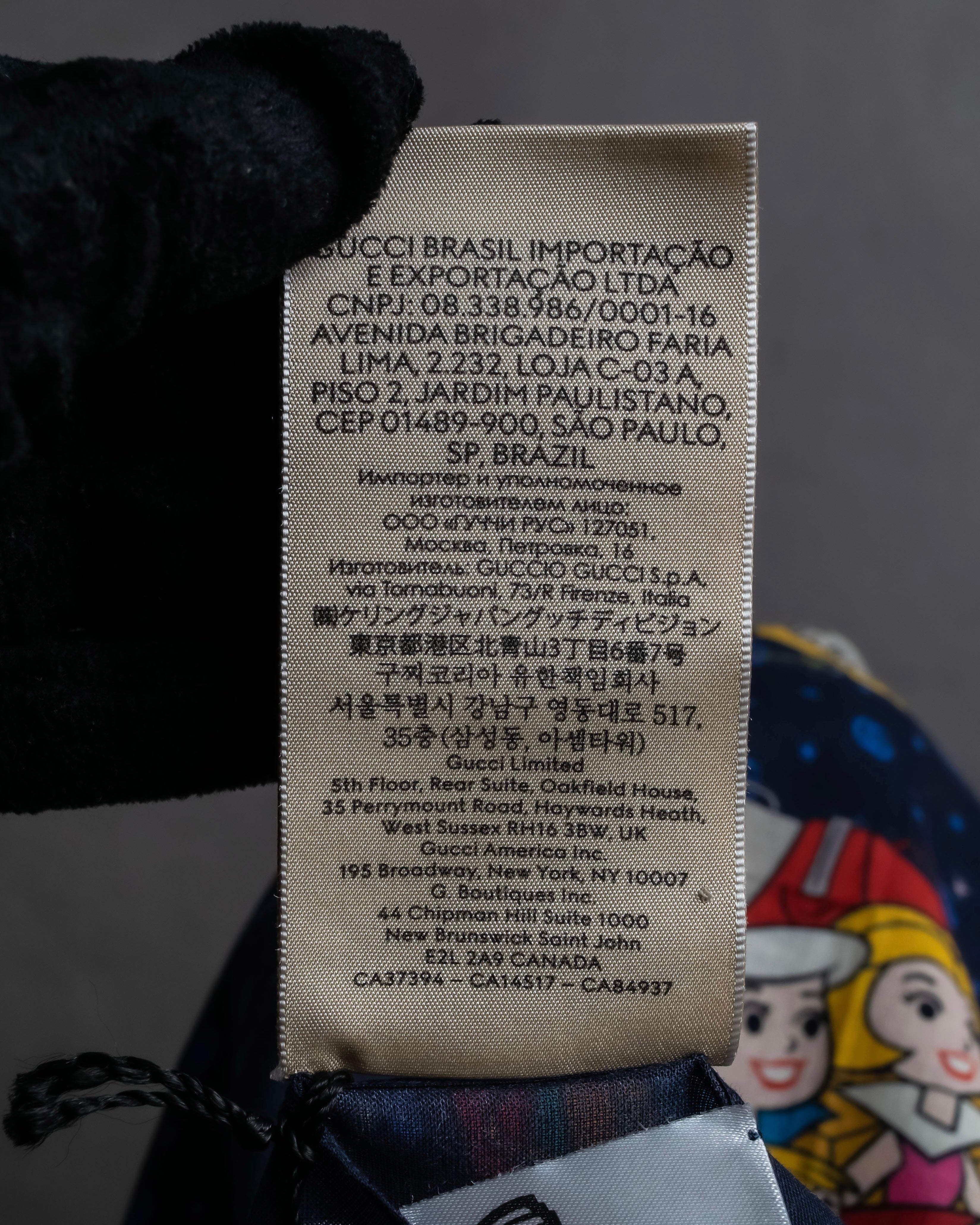 "GUCCI" Michele period Jetson collaboration silk scarf