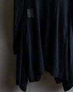 "COMME des GARCONS" 99SS sheer drape docking detail tailored jacket