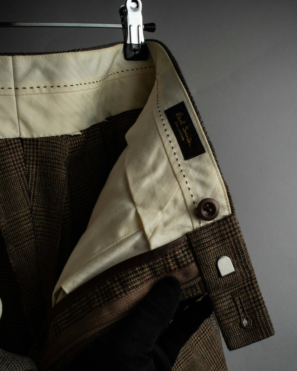 "PAUL SMITH" Flaming detail glen plaid set up