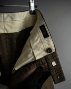 "PAUL SMITH" Flaming detail glen plaid set up