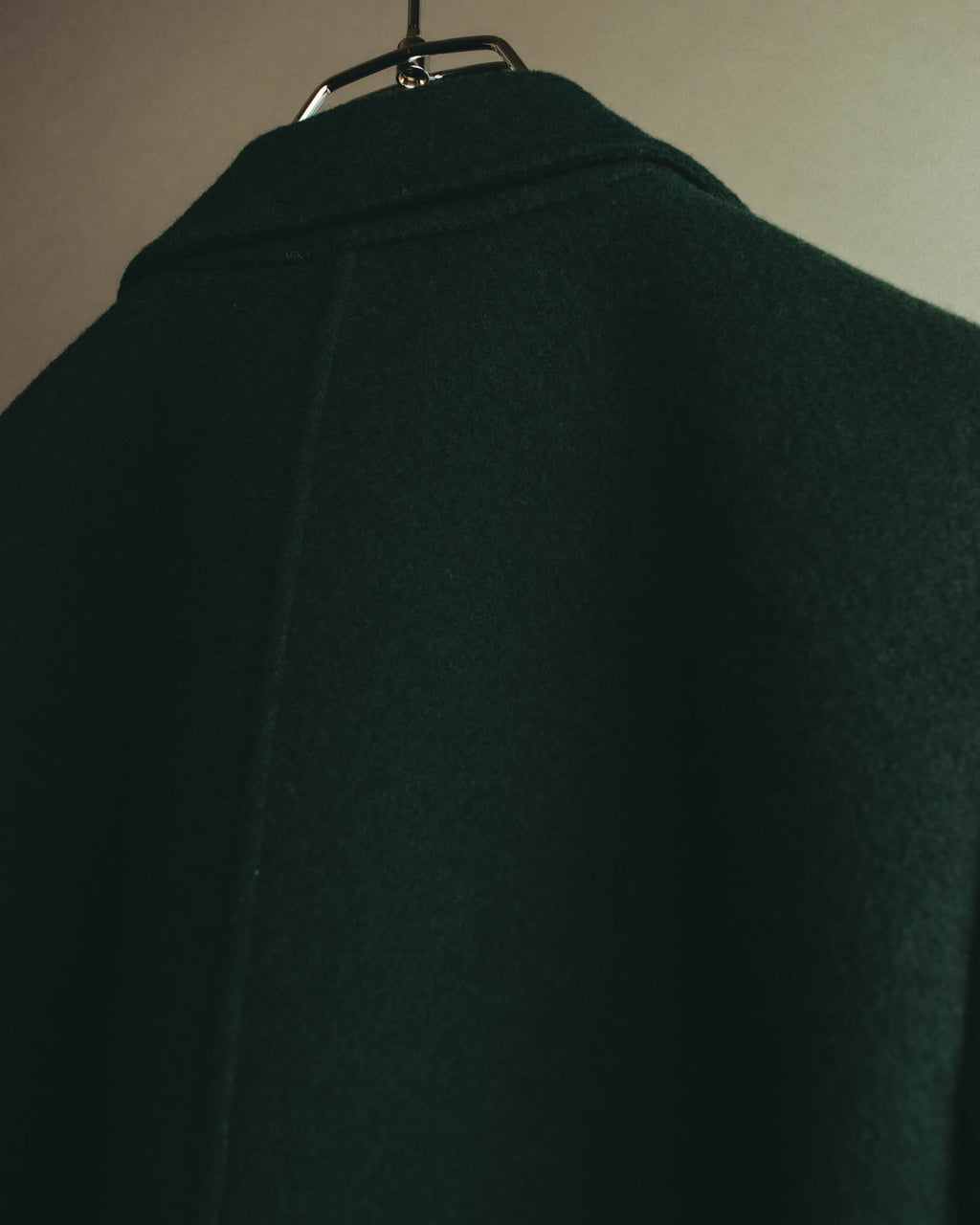 "Yves Saint Laurent" late 80's-early 90's Structured wool mohair double breasted coat