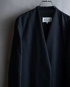 "MAISON MARGIELA" 20AW No-collar design wool tailored jacket