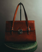 "Jean Paul Gaultier" 90's-00's Structured leather shoulder bag