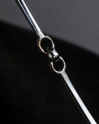 "GUCCI" Metal handle detail brown leather bag