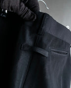 "JEAN PAUL GAULTIER FEMME"
 High-waisted straight draping slacks