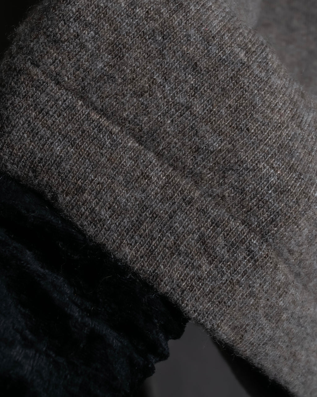 "HERMES" Margiela period cashmere high neck knit pullover