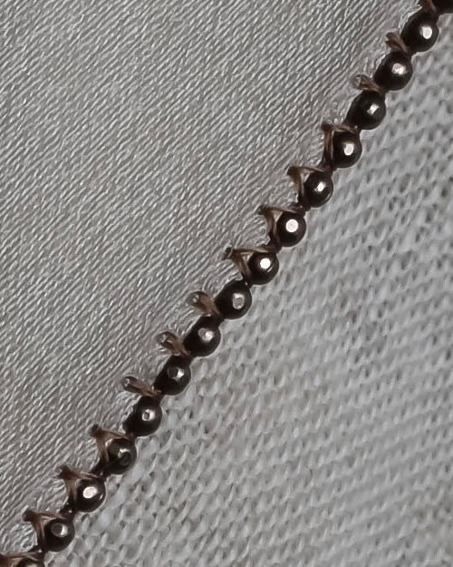 "BRUNELLO CUCINELLI" Contrast collar hidden placket linen shirt