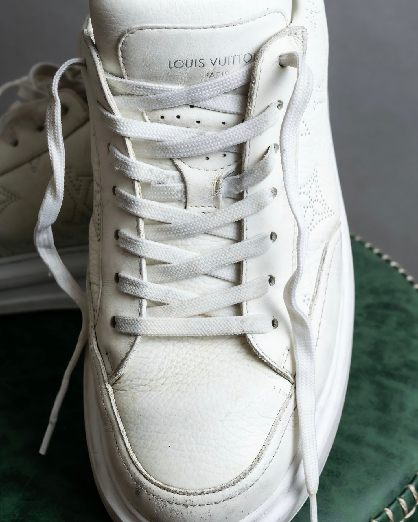 "LOUIS VUITTON" Monogrammed beverly hills line sneakers