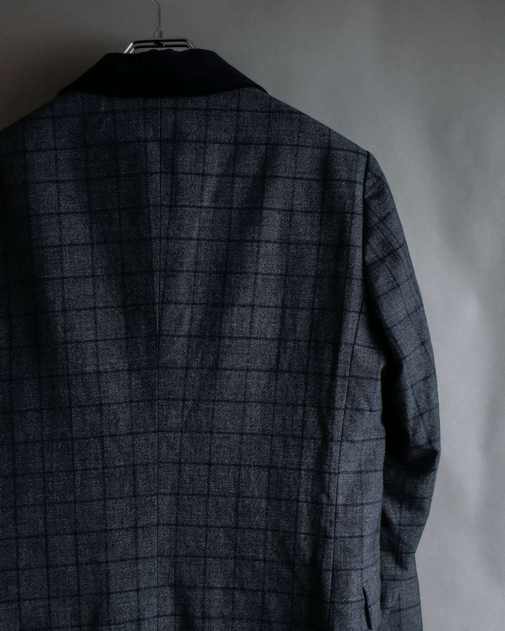 "JOHNBULL" Velvet collar design chesterfield coat