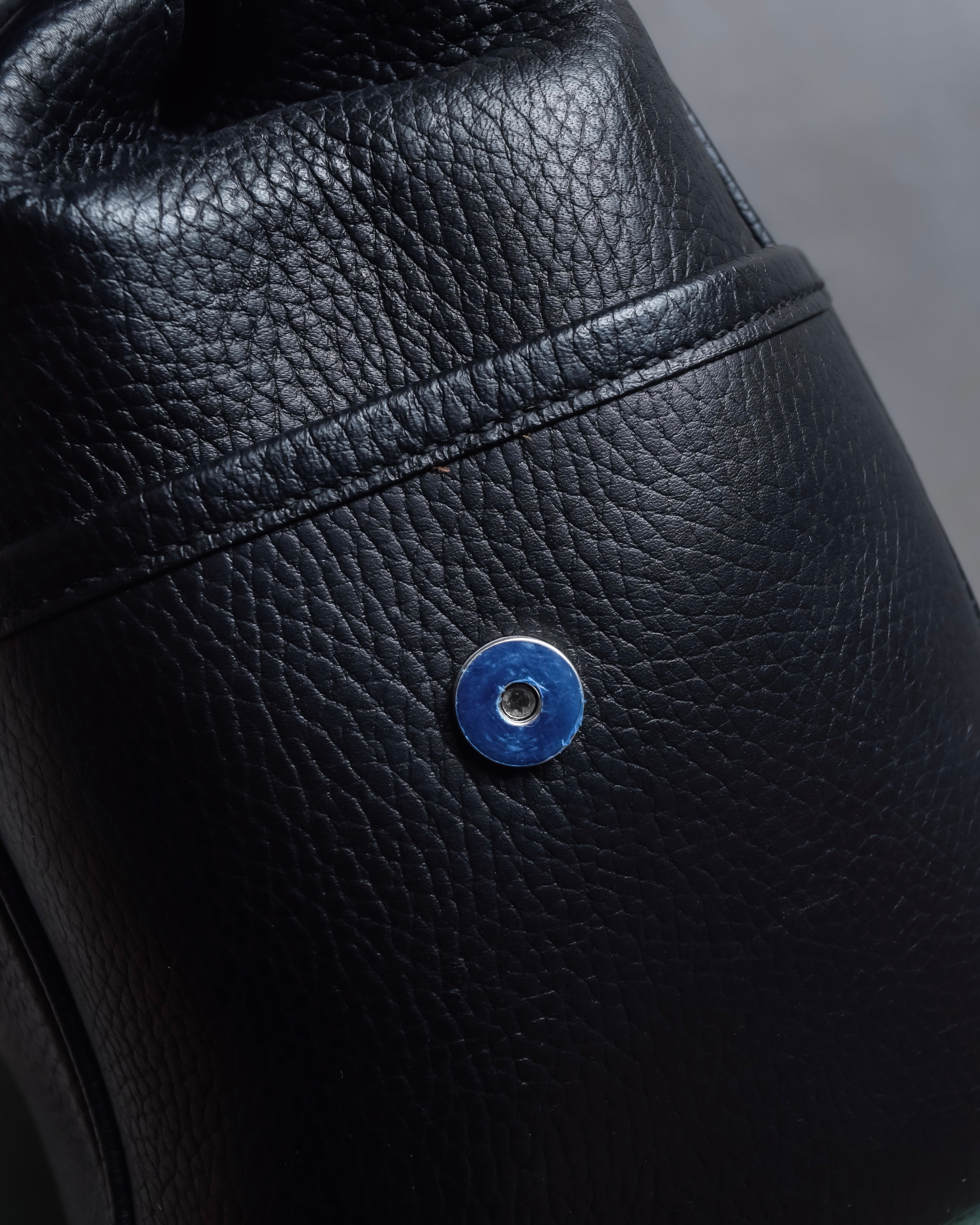 "BURBERRY" Refined design mini Boston leather bag