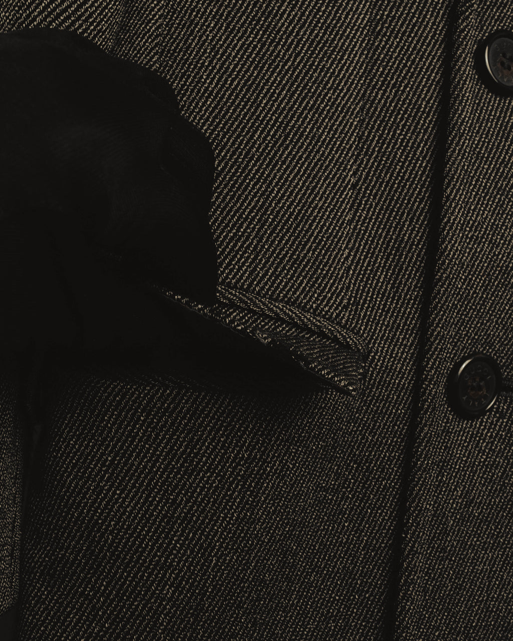 “GUCCI” Late 90’s-early 00’s military double breasted wool coat