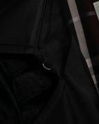 "BURBERRYS" Traditional detail double-breasted stand color trench coat