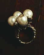 -SPECIAL- "GUCCI" 2015-2022 Pearl cluster sculptural statement ring