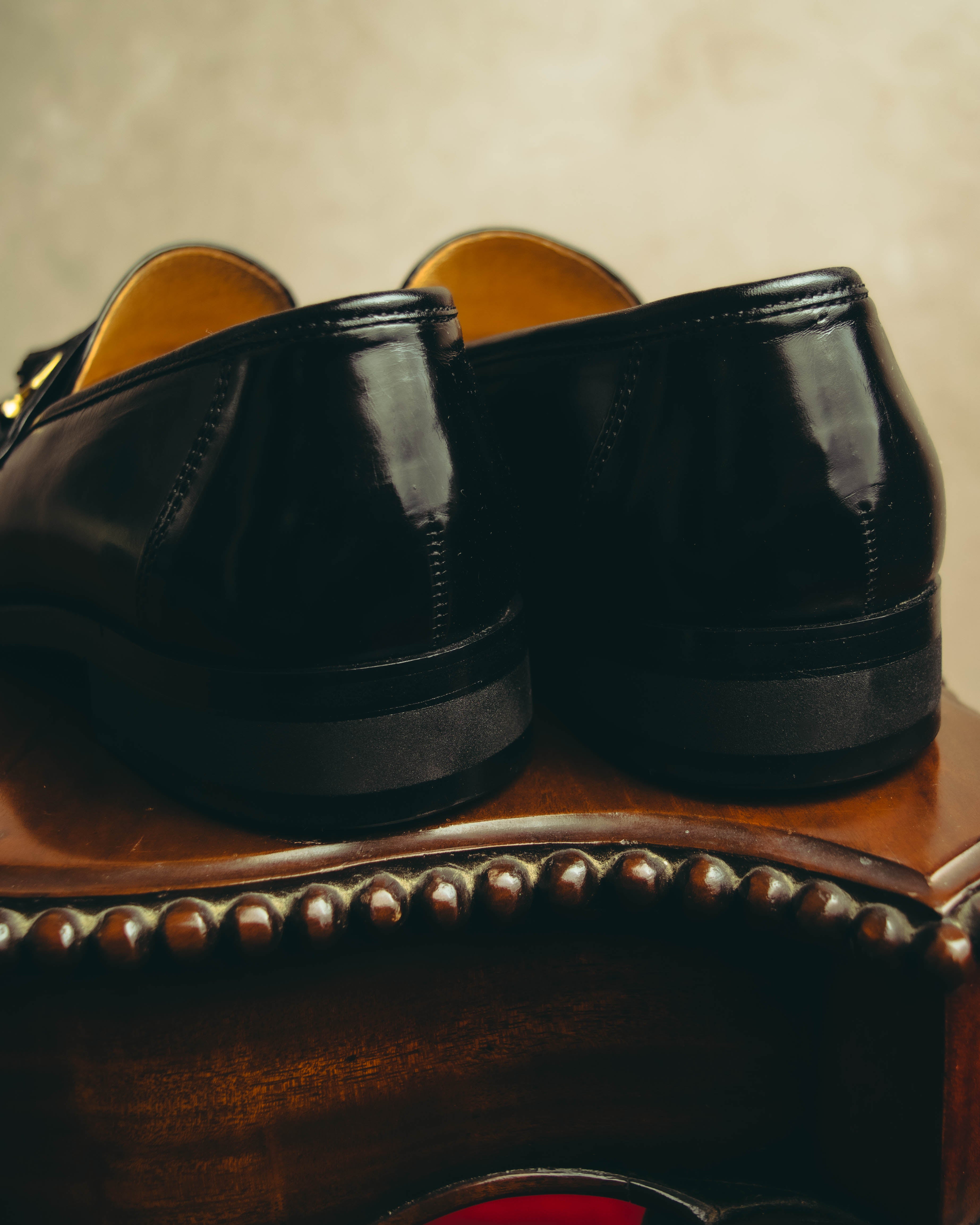 "Yves Saint Laurent" 90's-00's Tassel bit leather loafers