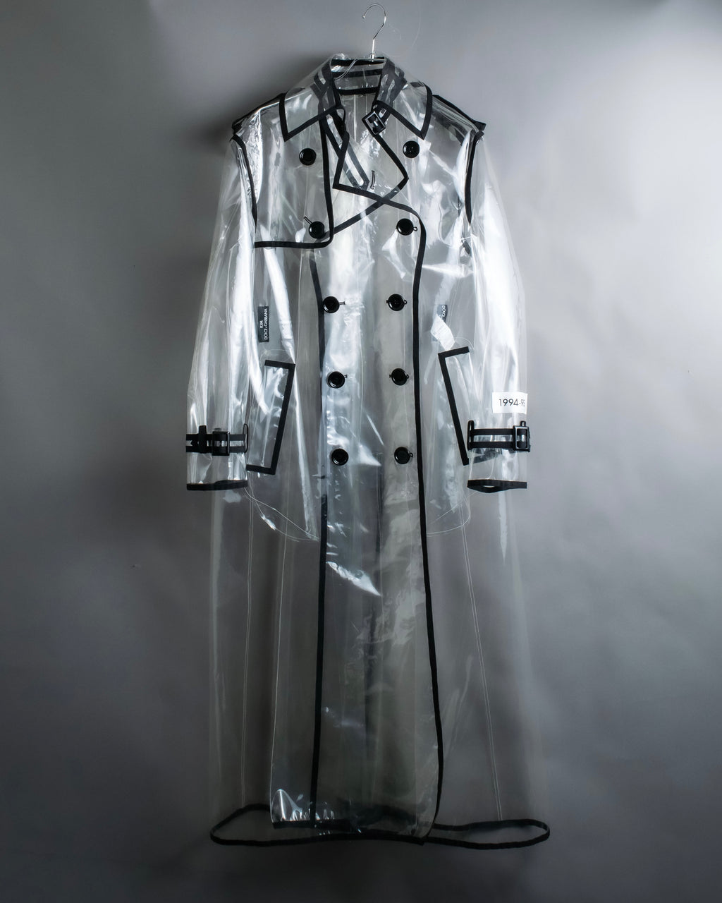 "DOLCE &amp; GABBANA" 23SS PVC material oversize trench coat