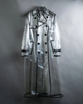 "DOLCE &amp; GABBANA" 23SS PVC material oversize trench coat