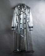 "DOLCE &amp; GABBANA" 23SS PVC material oversize trench coat
