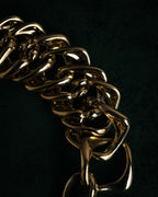–SPECIAL– “Yves Saint Laurent” 90’s sculptural chain bracelet