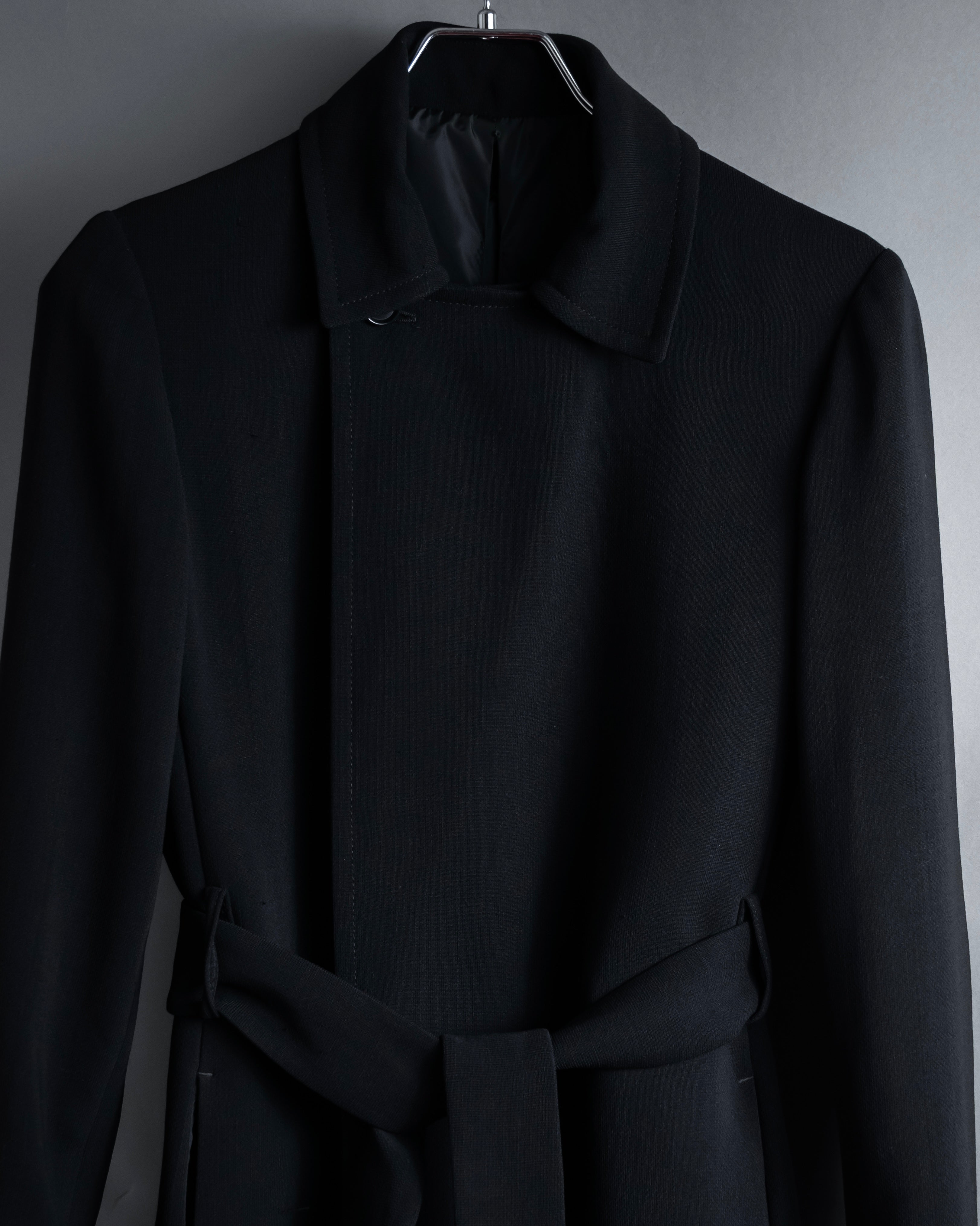 "Max Mara" Reversible belted collar coat