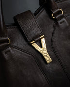 "YVES SAINT LAURENT" 11'year-12'year Chic Gabas leather bag