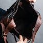 "GUCCI" GG canvas horsebit detail shoulder bag